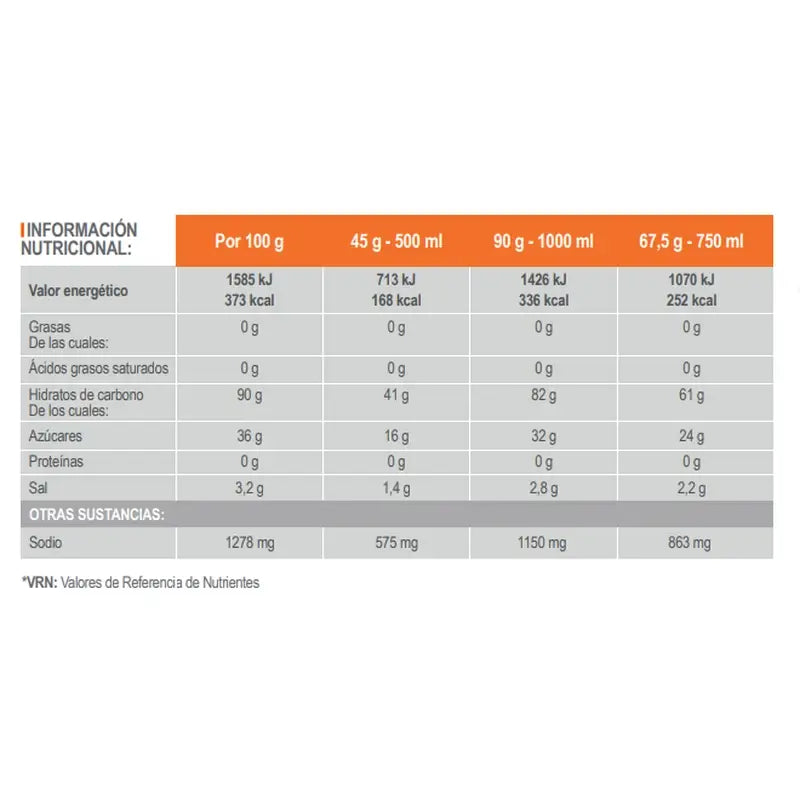 INFISPORT Drink salts orange flavour powder 800 g