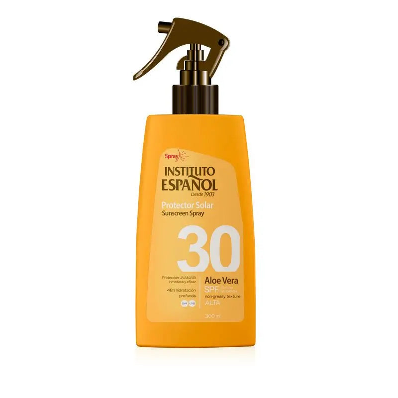 Instituto Español Sun Protection Aloe Vera Spf30 Spray 300Ml