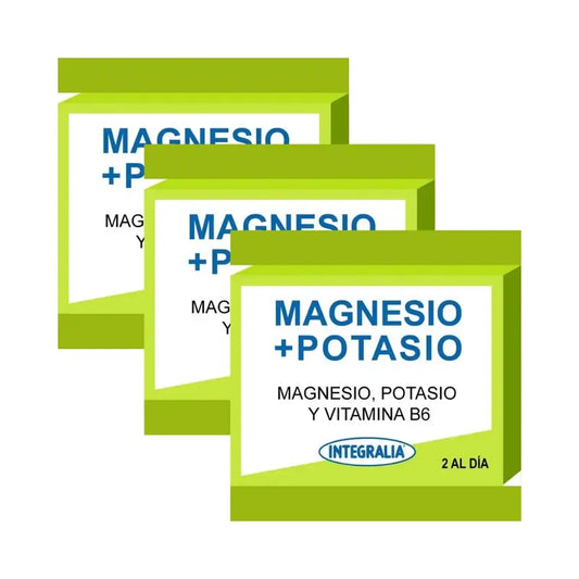 Integralia Magnesium + Potassium + Vitamin B6, 3X60 Capsules