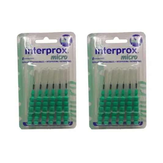 Interprox Micro Interproximal Toothbrush, 2X6 Units