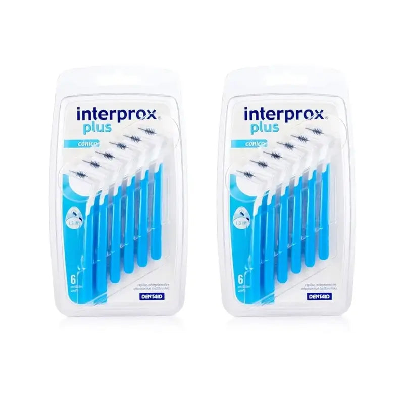 Interprox Plus Interproximal Tapered Toothbrush, 2X6 Units