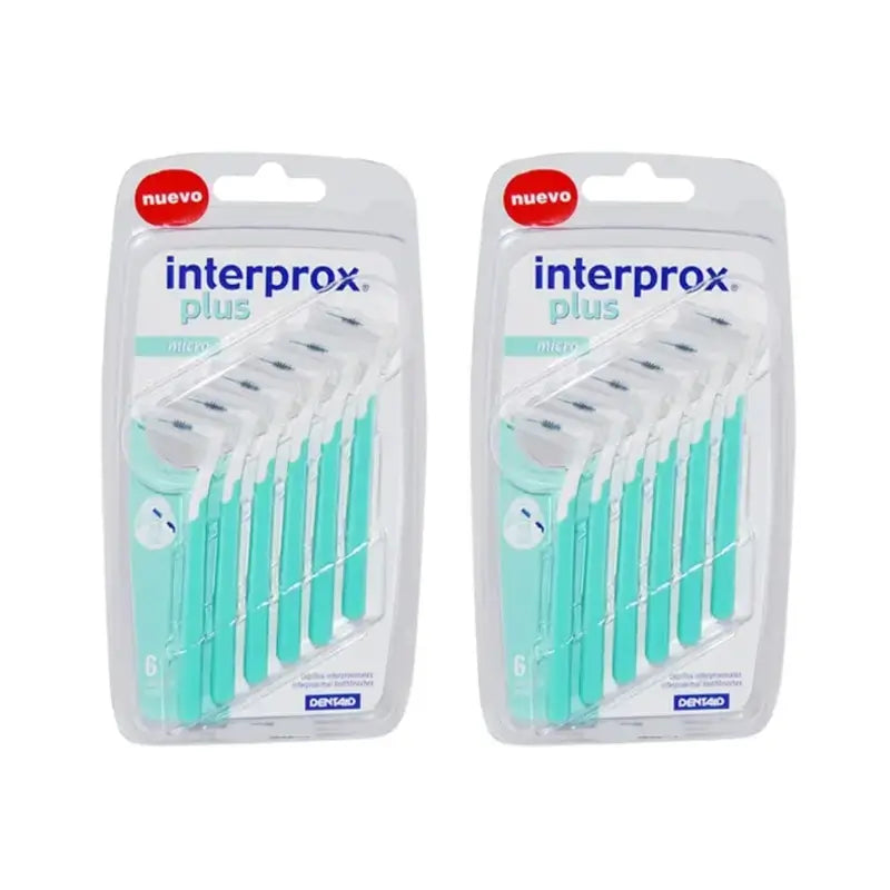 Interprox Plus Interproximal Micro Toothbrush, Pack Of 2X6 Units