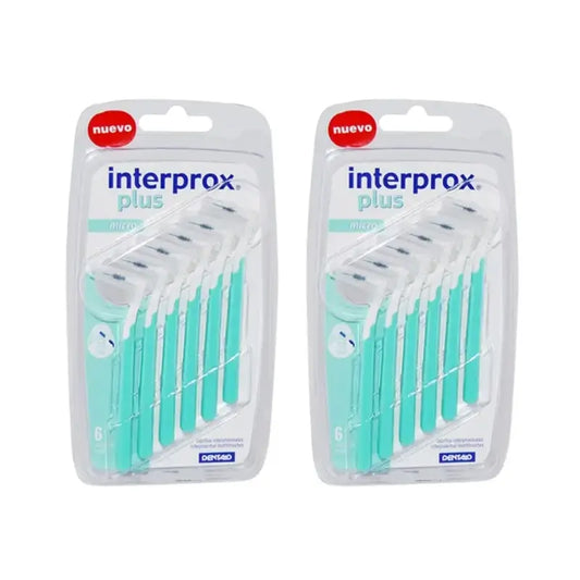 Interprox Plus Interproximal Micro Toothbrush, Pack Of 2X6 Units