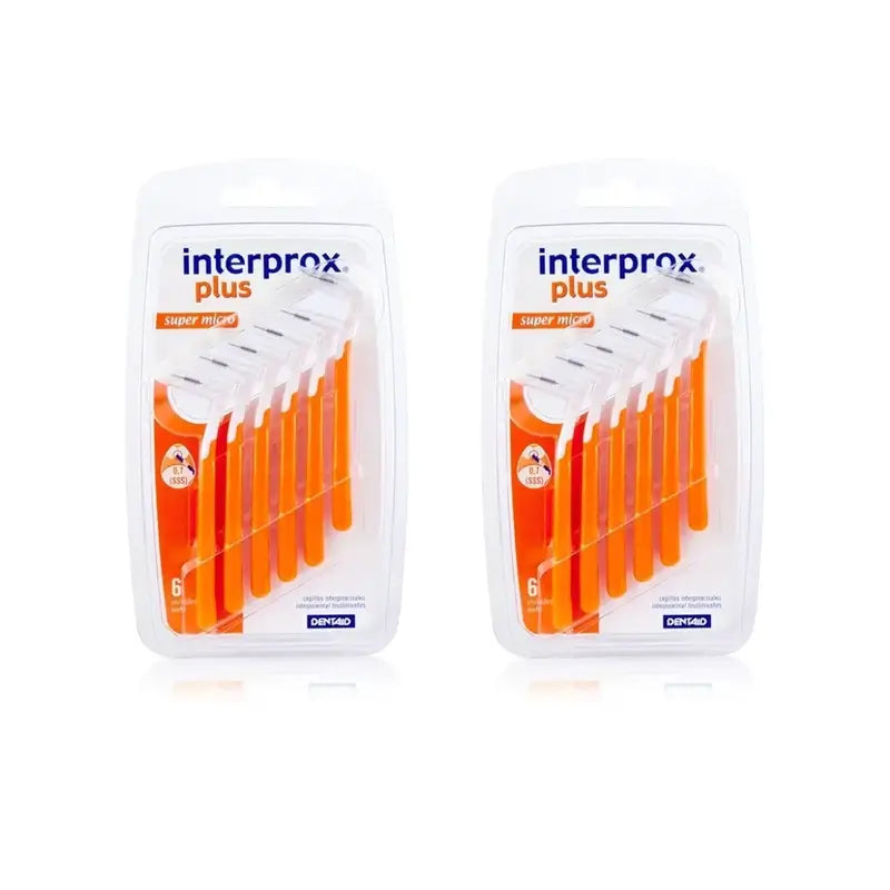 Interprox Plus Interproximal Super Micro Toothbrush 2X6 Units