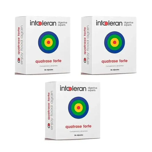 Intoleran Food supplement Quatrase 10.000 Pack 3 x 36 capsules