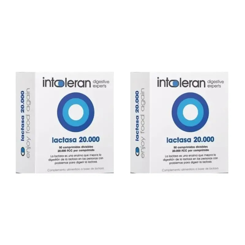 Intoleran Lactase 20000 Food Supplement , 2X50 Tablets