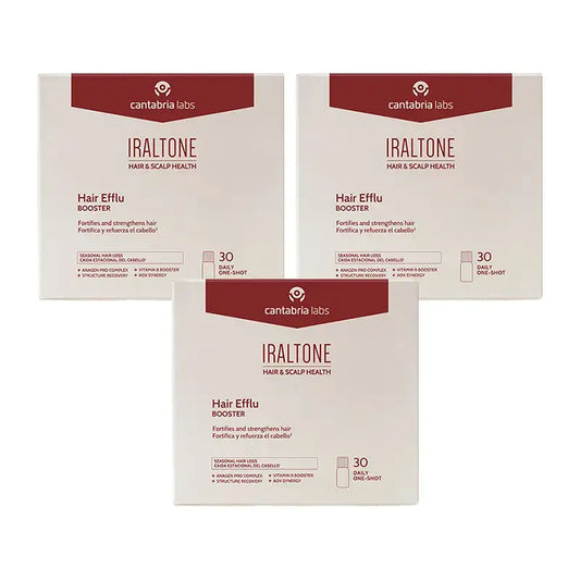 Iraltone Capillary Efflu Booster, Pack 3 , 90X15Ml