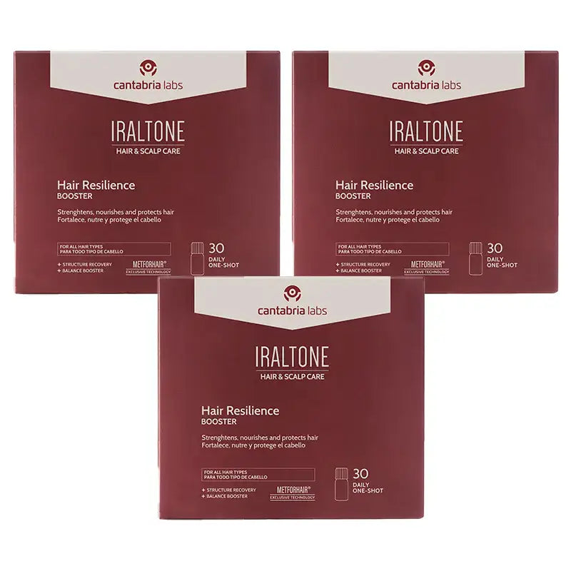 Iraltone Hair Resilience Booster, Pack 3 , 90X15Ml