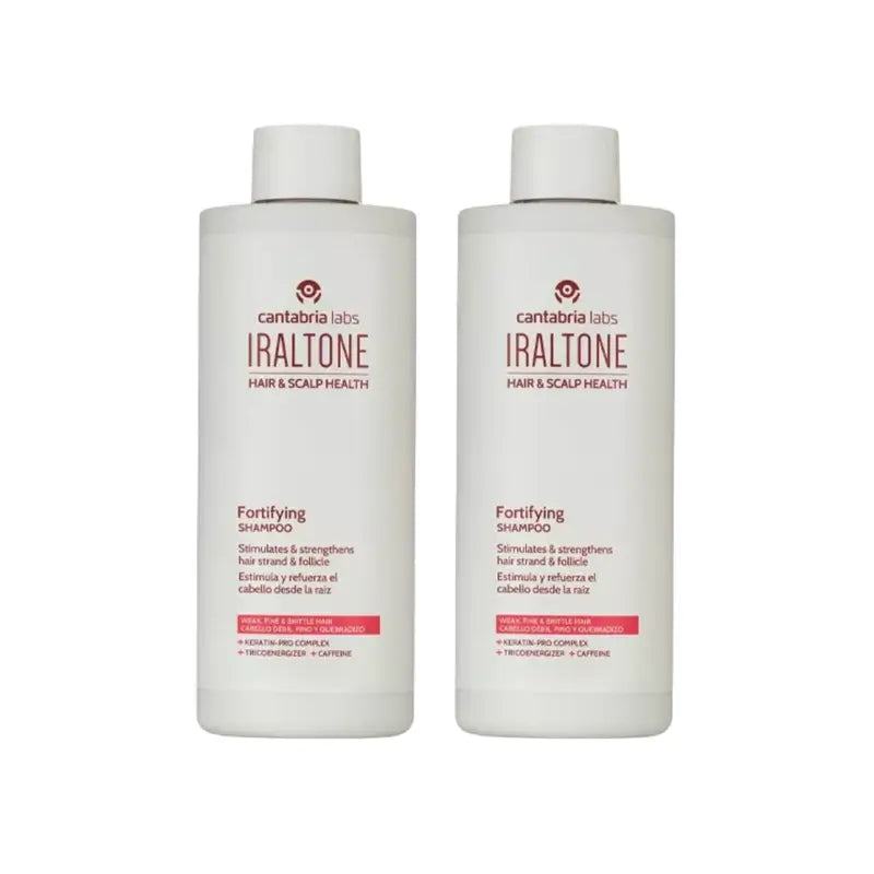 Iraltone Fortifying Shampoo, Pack 2 x 400 ml