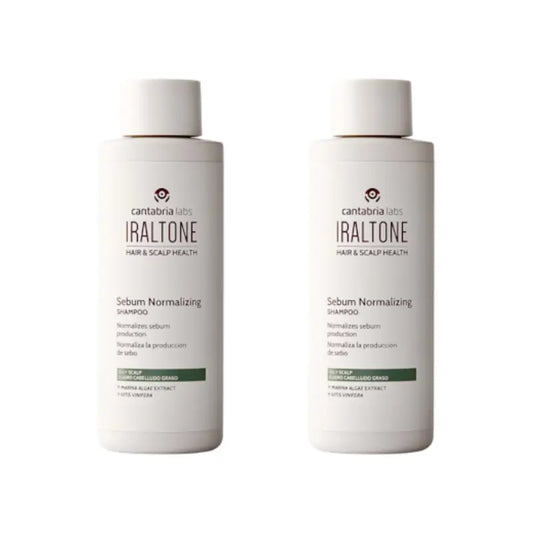 Iraltone Seboregulating Shampoo, Pack 2 x 200 ml