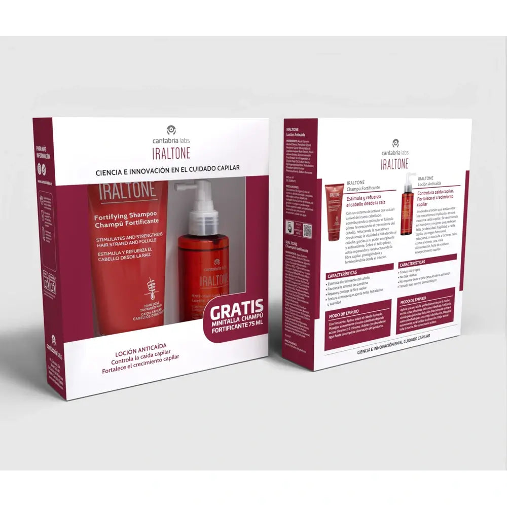 Iraltone Lotion + Fortifying Shampoo Minitalla 75 Ml Free Gift