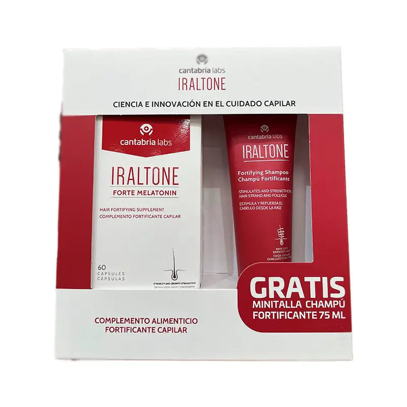 Iraltone Pack Forte, 60 capsules + Shampoo, 75 ml