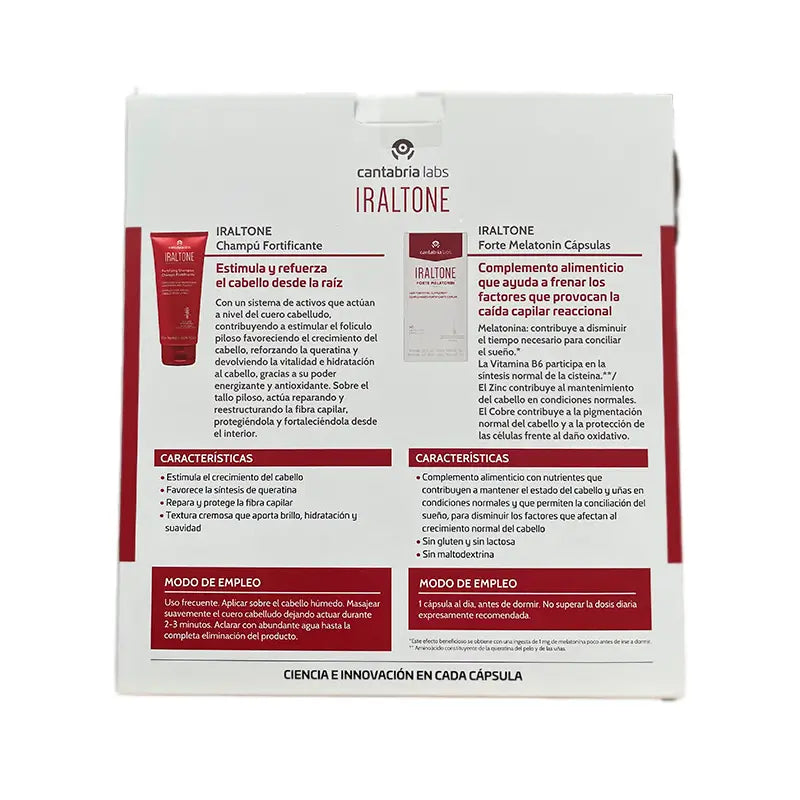 Iraltone Pack Forte, 60 capsules + Shampoo, 75 ml