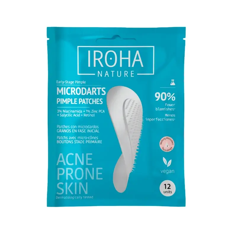 Iroha Nature Acne Prone Skin Microdart Patches, 12 pieces
