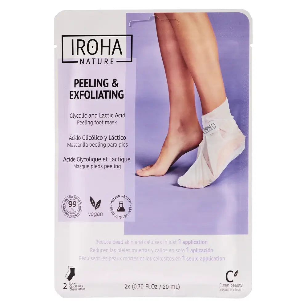 Iroha Nature Corporal Socks Peeling & Exfoliating Mask & Scrub, 20 Ml