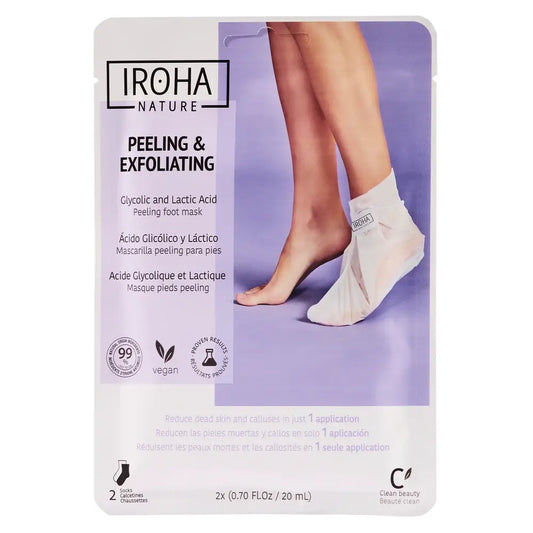 Iroha Nature Corporal Socks Peeling & Exfoliating Mask & Scrub, 20 Ml