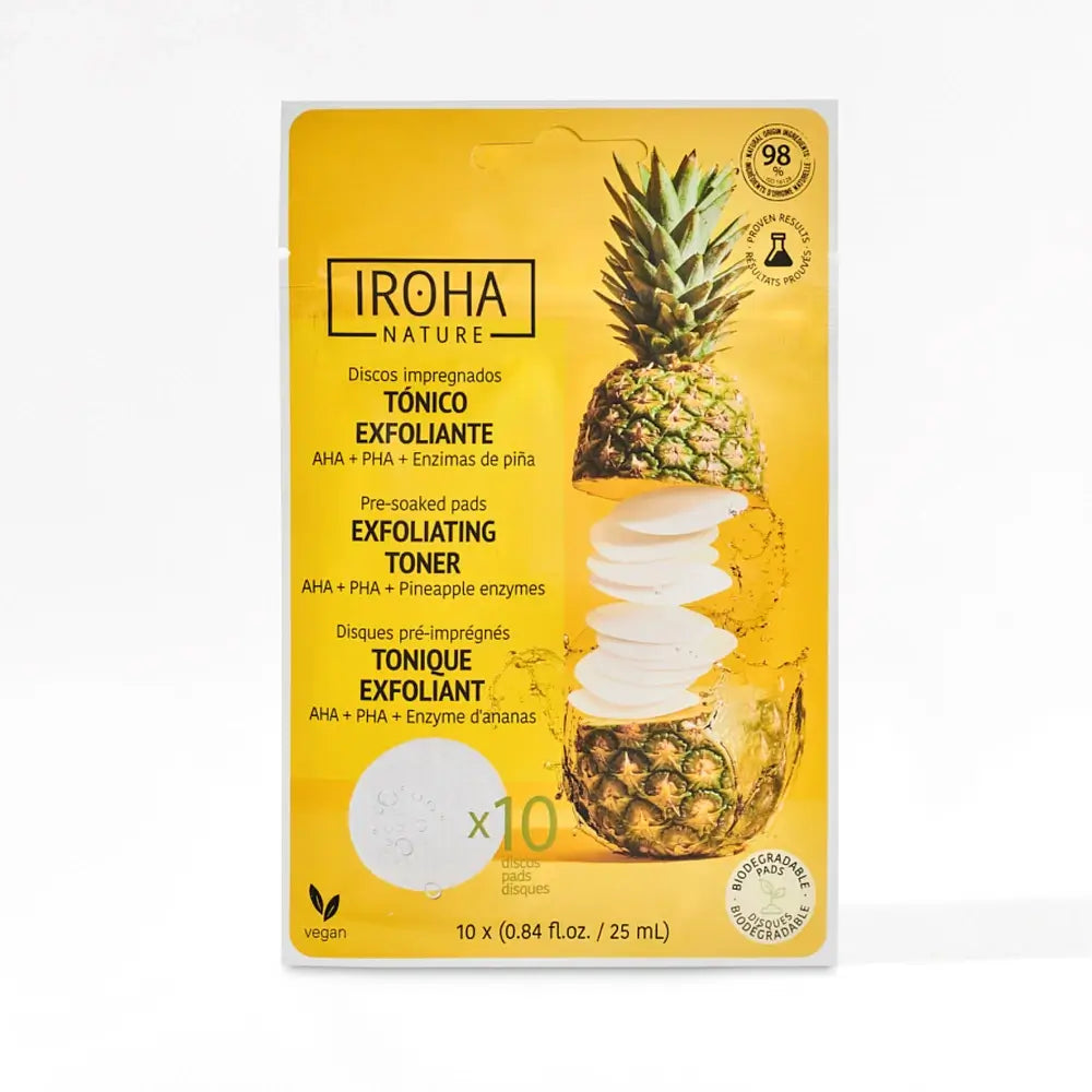Iroha Nature Exfoliating Toning Discs, 10 pcs.