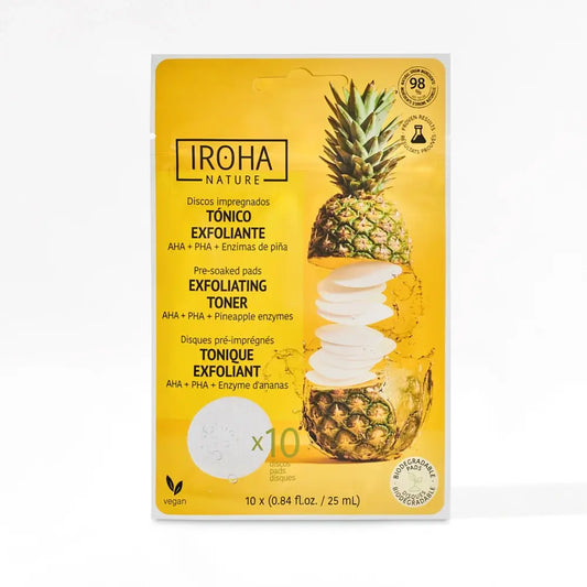 Iroha Nature Exfoliating Toning Discs, 10 pcs.