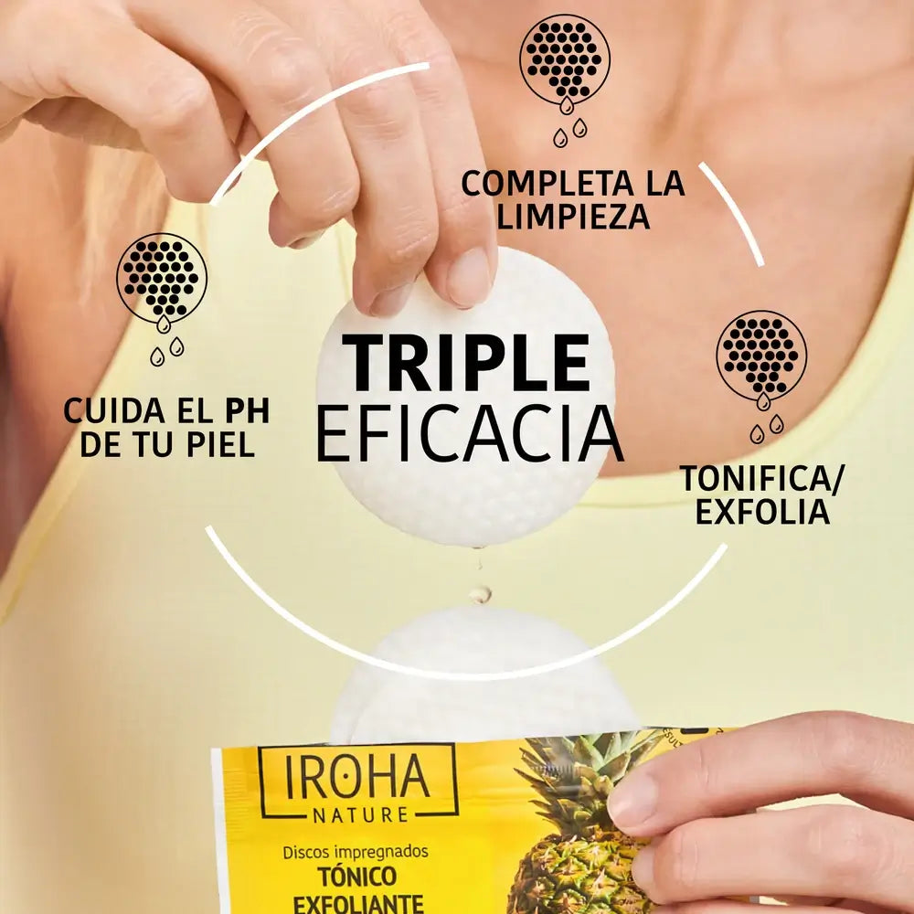 Iroha Nature Exfoliating Toning Discs, 10 pcs.