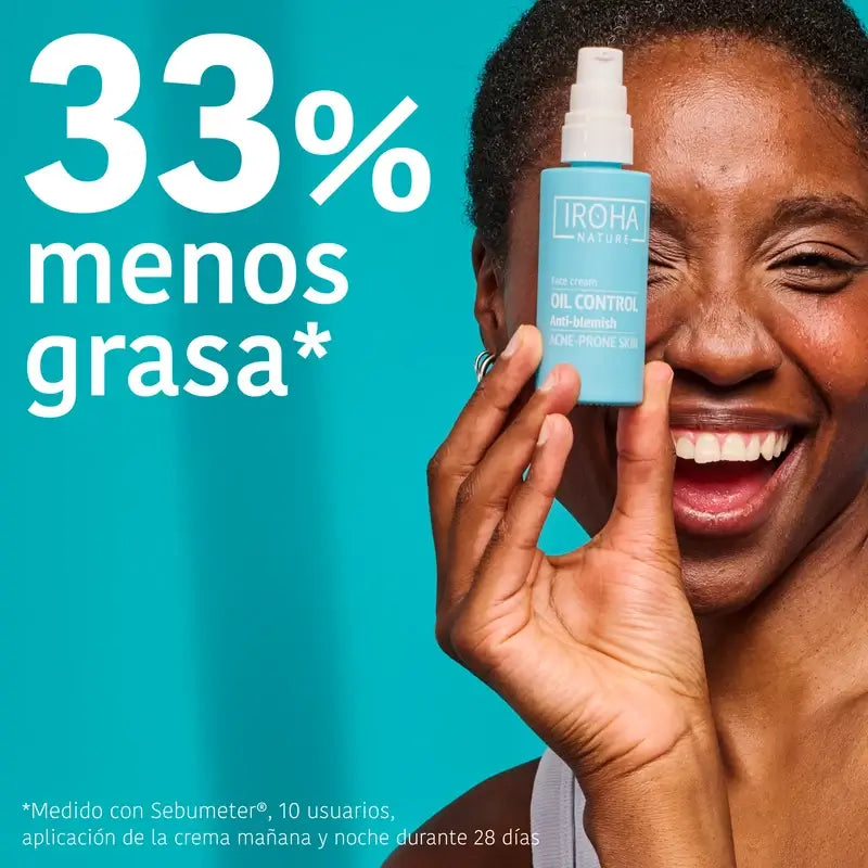 Iroha Nature Oily Skin Anti-imperfection Seboregulating Cream , 50 ml