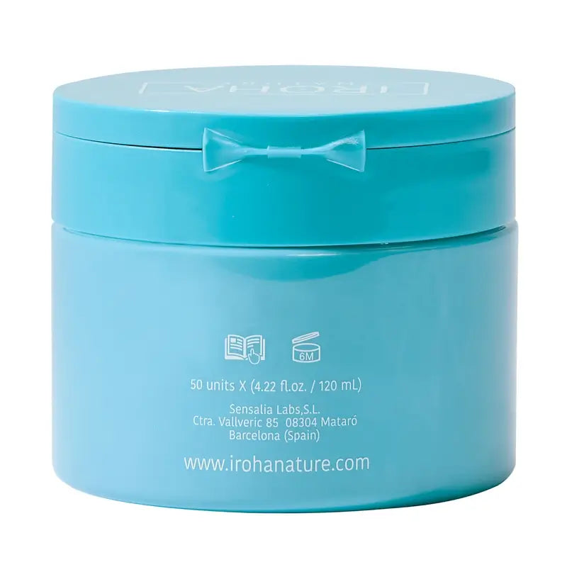 Iroha Nature Oily Skin Exfoliating Anti-Imperfection Toning Discs, 50 pcs.