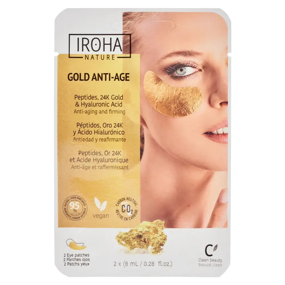 Iroha Nature Well Aging Foil Anti-Aging Eye Patches, 8 Ml