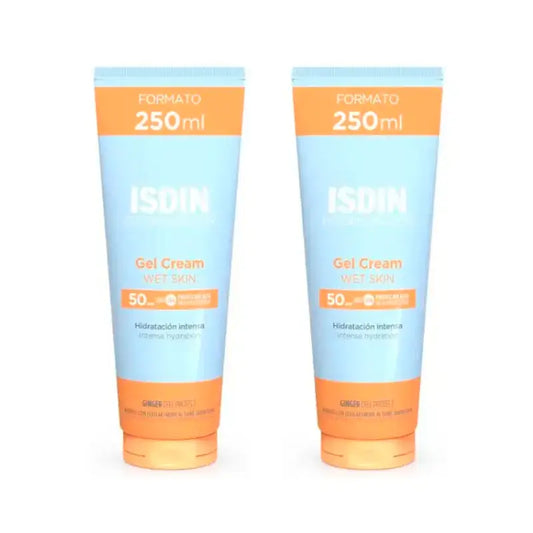Isdin Fotoprotector Gel Cream SPF 50+, Pack 2 x 250 ml
