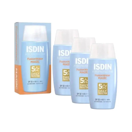 Isdin Fotoprotector Fusion Water Magic Fotoprotector Spf 50, 3X50 Ml