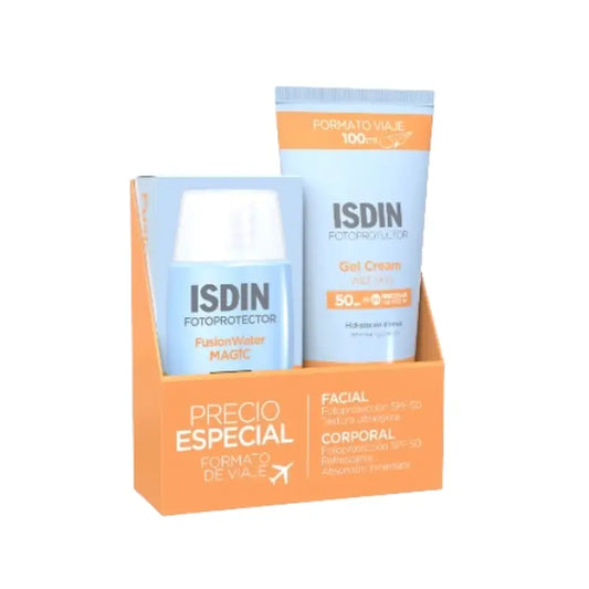Isdin Fotoprotector Routine Fusion Water Magic + Gel Cream 100ml Special Price