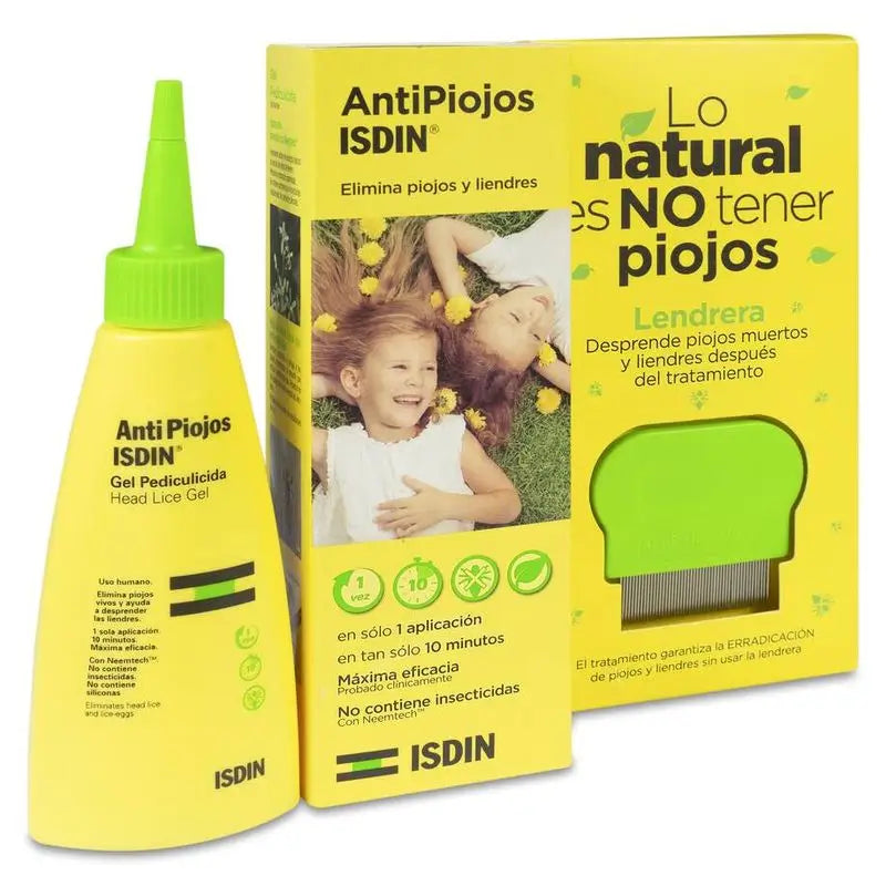 Isdin Isdin Anti-lice Pediculicide Gel, 100Ml + Free Nits