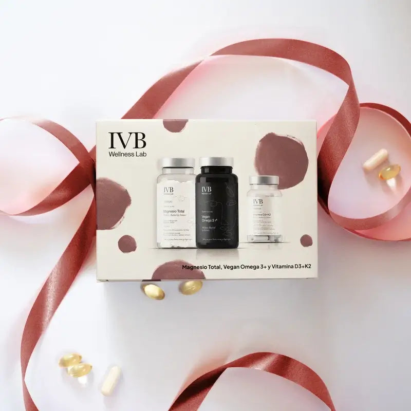 IVB Pack Essentials Magnesium, Vitamin D3+K2 and Vegan Omega 3+, 60 capsules