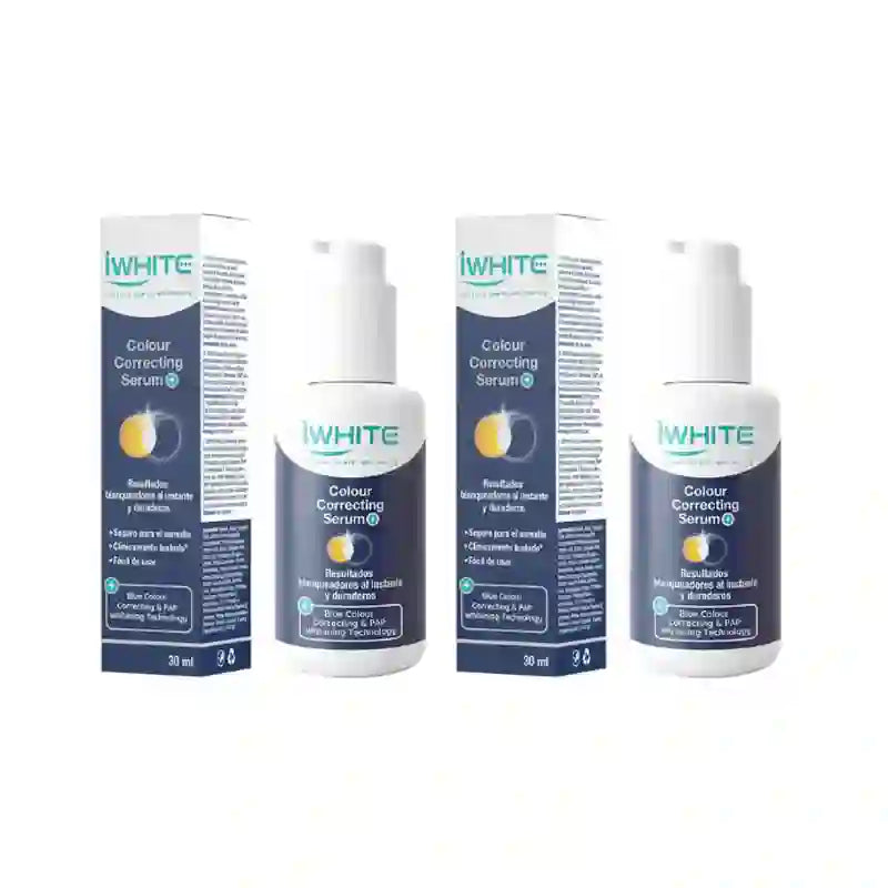 iWhite Colour Correcting Serum+, Pack of 2 x 30 ml