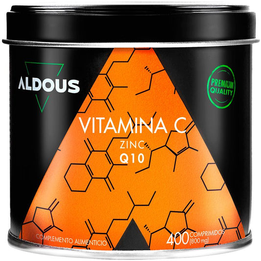 Aldous Bio Vitamin C With Zinc And Coenzyme Q10, 400 tablets