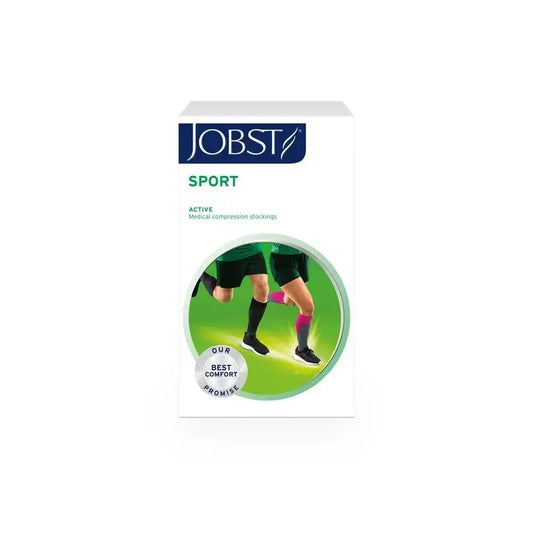 Jobst Sport Socks, Pink/Grey, Size M, 20-30 Mmhg