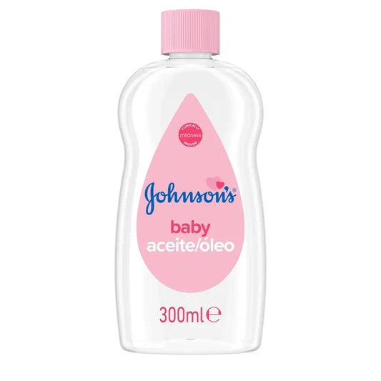 Johnson's Baby Regular Oil, Leaves Skin Smooth and Healthy, Ideal for Sensitive Skin, 300 ml