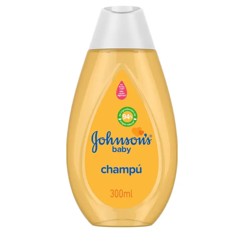 Johnson's Baby Classic Gold Shampoo, Soft, Shiny and Healthy Hair, For the Whole Family, Everyday Use, 300 ml