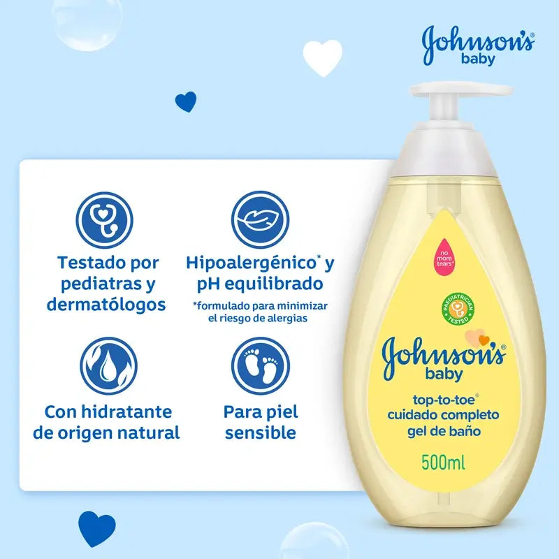 Johnson's Baby Complete Care Bath Gel, 500 ml