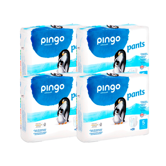 Pack 4 X Pingo Pants- Ecological Pants, Size 5 (28 pieces)