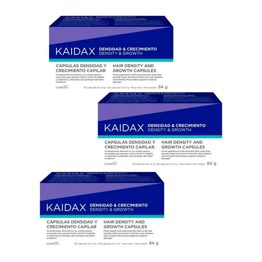 Kaidax Density & Growth, Pack 3 x 60 capsules