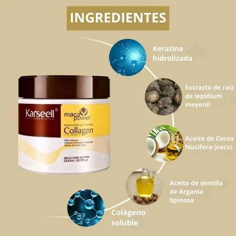 Karseell Pack Mask & Hair Oil , 550 ml