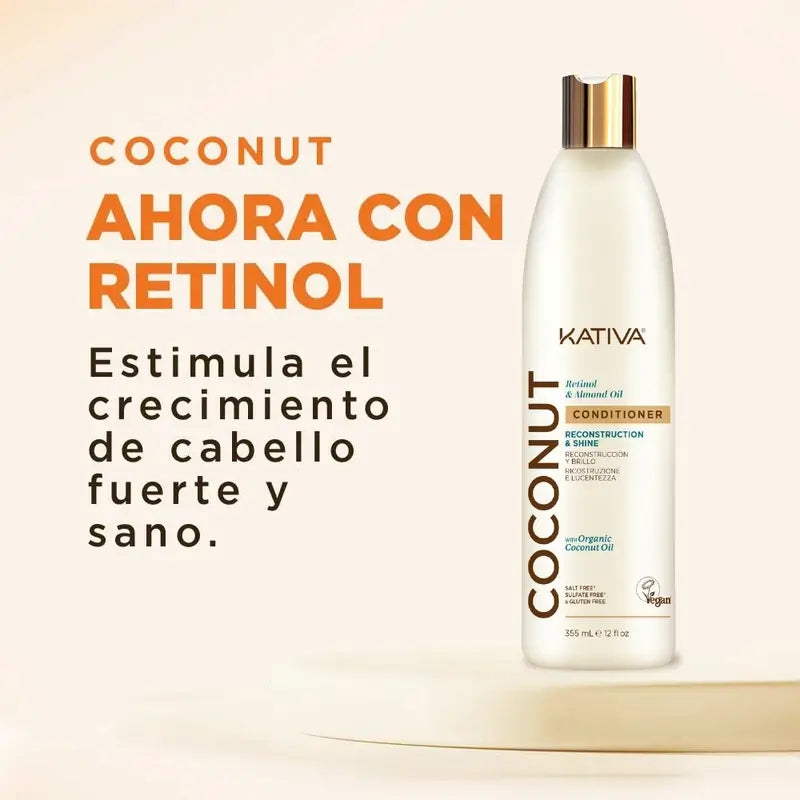 Kativa Coconut Almond Ret Conditioner , 355 ml