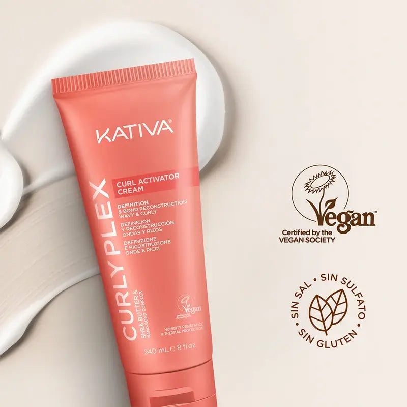 Kativa Curly Plex Curl Activator Cream , 240 ml