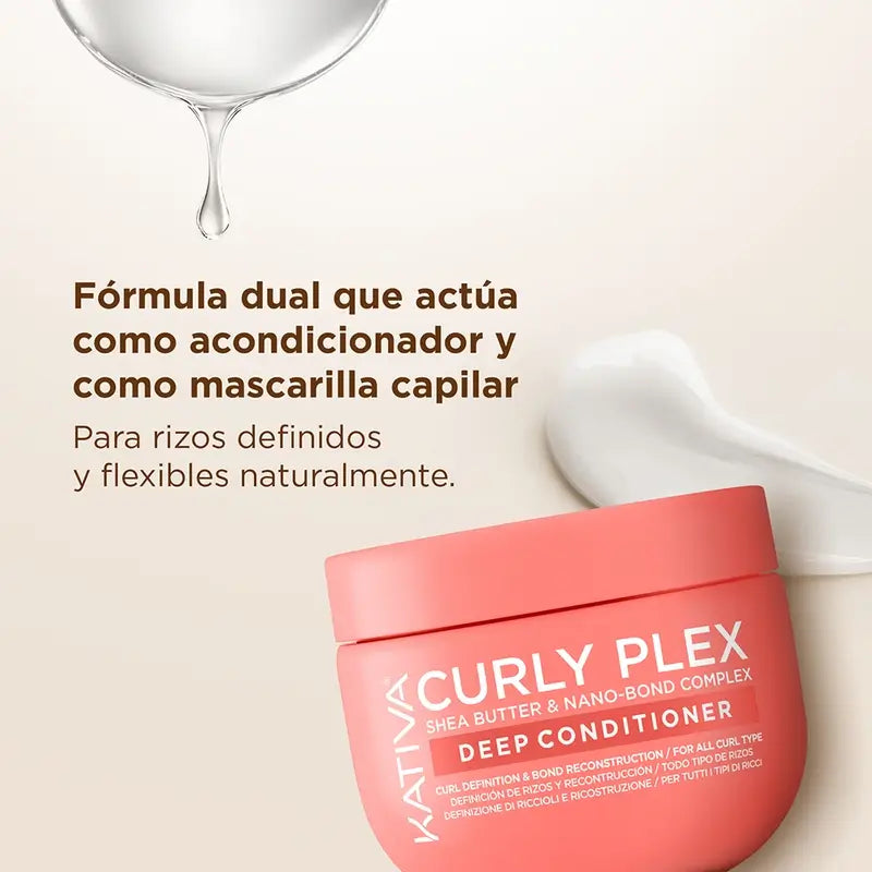 Kativa Curly Plex Deep Conditioner , 450 ml