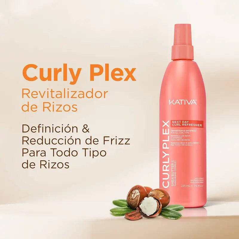Kativa Curly Plex Next Day Curl Refresher , 225 ml
