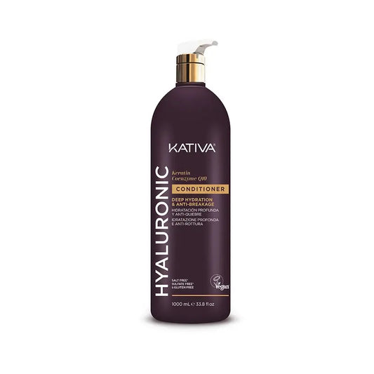 Kativa Hyaluronic Keratin Q10 Conditioner, 1000 ml