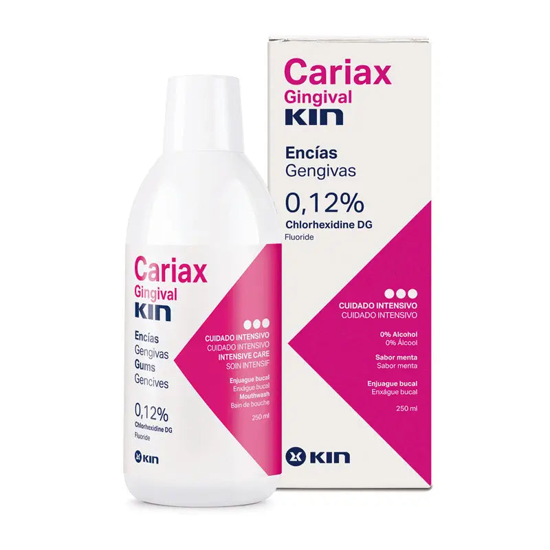 Buy Kin Cariax Gingival Rinse 250 ml at the best price.
