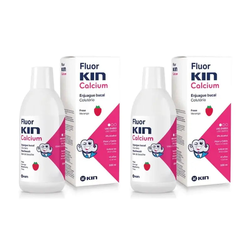 Buy Kin Fluorkin Calcium Rinse Pack 2 x 500 ml at the best price.