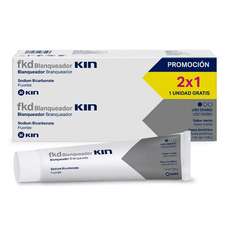 Kin Fkd Whitening Whitening 125ml 2x1 teeth whitening toothpaste