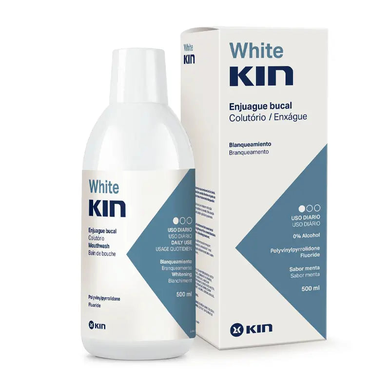 Kin White Rinse 500 ml, shiny teeth for a longer time