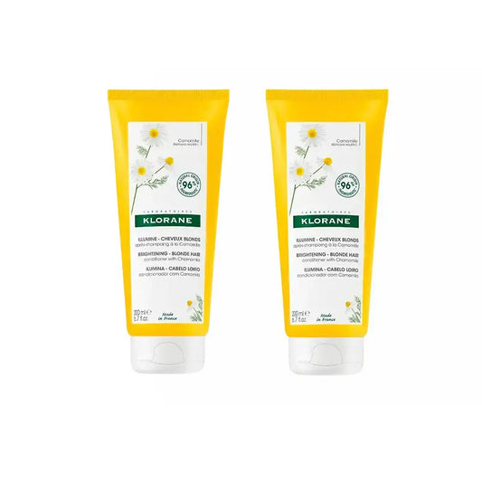 Klorane Camomile Conditioner Detangles and Brightens, 2X200 Ml